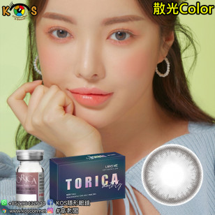 【散光】Lensme Torica Cocktail Frappe Gray 토리카 칵테일 프라페 그레이(난시 교정용) 每月抛棄散光彩妝隱形眼鏡